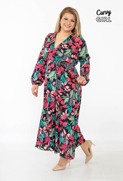 Immagine di CURVY GIRL DRESS IN FLORAL PRINT